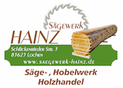 Sägewerk Hainz, Massive Hochbeete aus Lärchenholz Logo